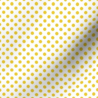 Yellow & White Dots