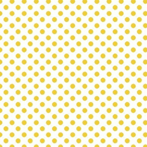 Yellow & White Dots