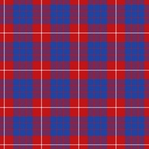 Hamilton red tartan, 2", 1842 Vestiarium Scoticum