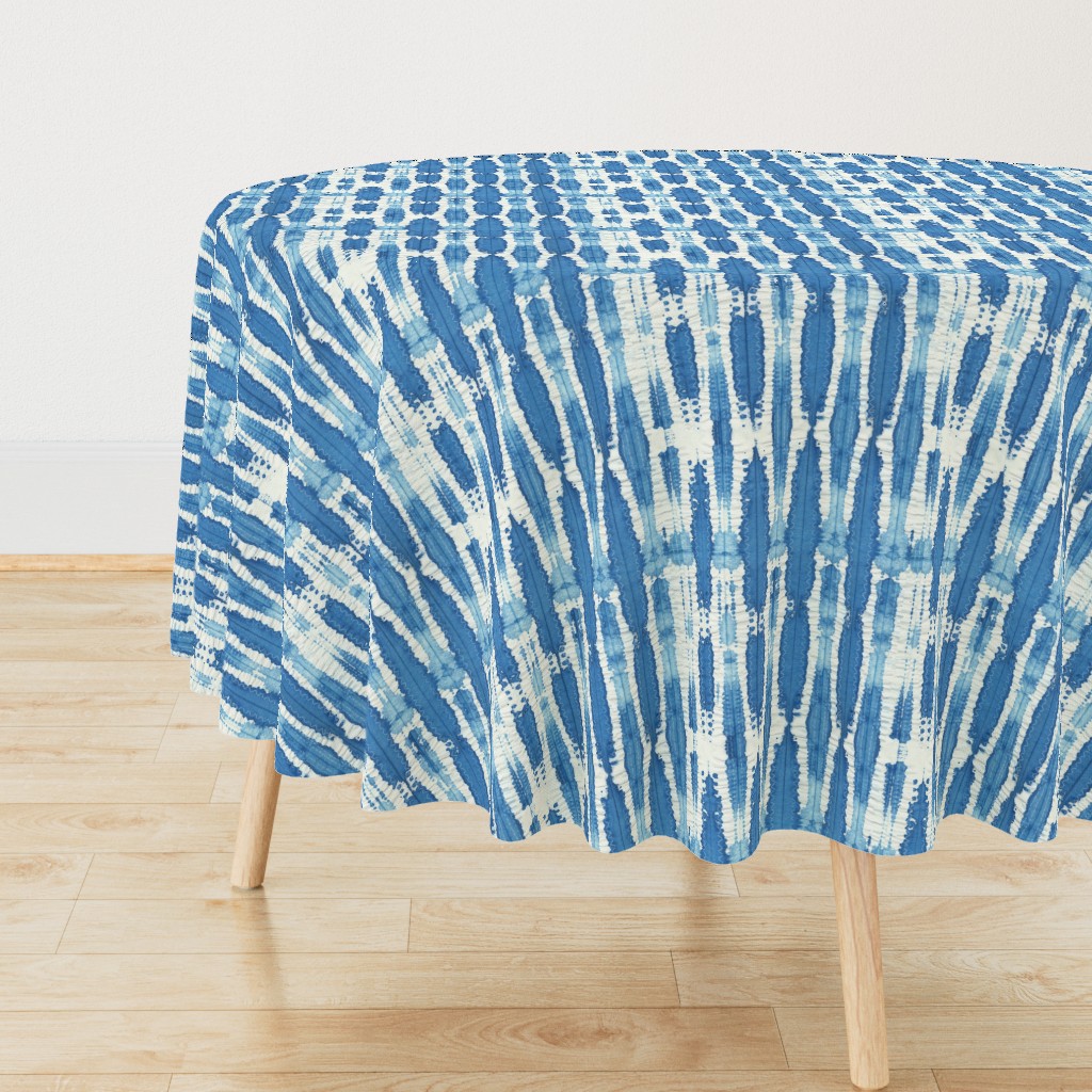 Shibori with seam stitches