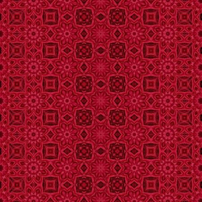 Quilting in Red Design No 11 Metamorphosis