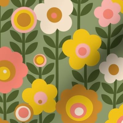 Marguerite* (Sagebrush) || '70s mod floral