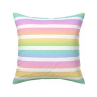 Pastel Rainbow Gradient Stripes