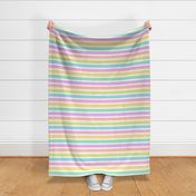 Pastel Rainbow Gradient Stripes