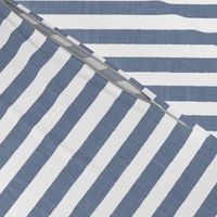 Denim Stripes . 501 Washed Chambray White