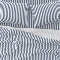 Denim Stripes . 501 Washed Chambray White