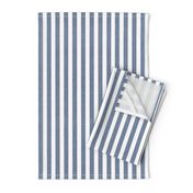 Denim Stripes . 501 Washed Chambray White