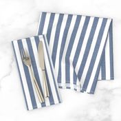 Denim Stripes . 501 Washed Chambray White