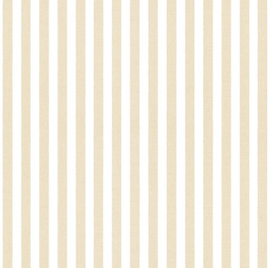 Denim Stripes . Sand White Chambray