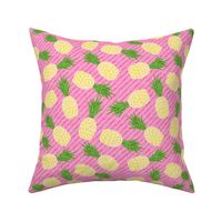 Pineapples - Pink stripes - Summer - LAD19