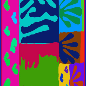 Ode to Matisse - Scarf B 54x18