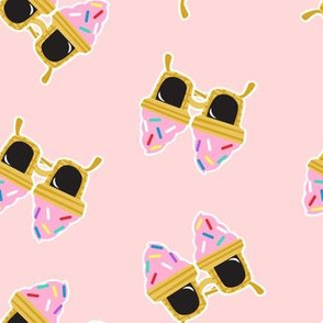 Ice cream Sunnies - summer sunglasses - pink - LAD19