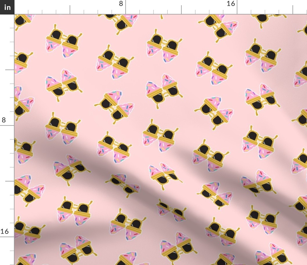 Ice cream Sunnies - summer sunglasses - pink - LAD19