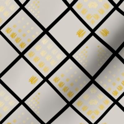 grid on point - yellow-mirror