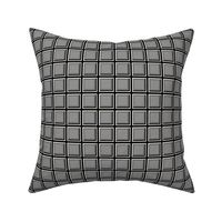 1 inch gray with black grid-ed