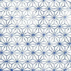 Shibori Hoshi - Star (navy-white) 24"