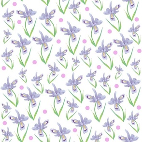 Wild Iris Lace - white #2