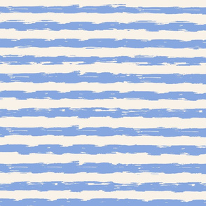 sketchy stripes - periwinkle and cream