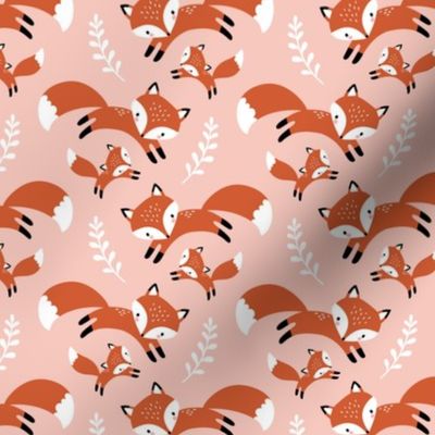 fox family - blush, small