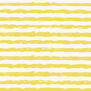 sketchy stripes - citrus yellow and white