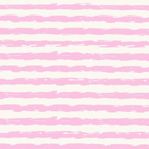 sketchy stipes - light pink and white