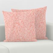 cat lace - coral, small