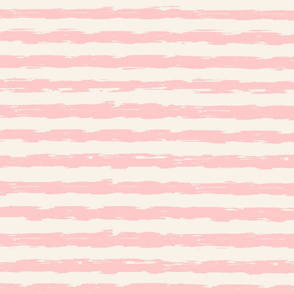 sketchy stripes - blush and cream