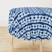 indigo shibori stripe