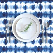 indigo shibori stripe