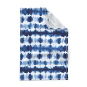 indigo shibori stripe