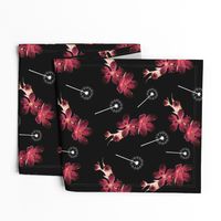 Wild Spring Floral - black 