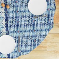 Shibori boho style - indigo dyed