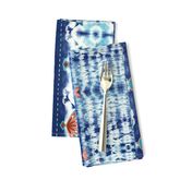 Shibori boho style - indigo dyed