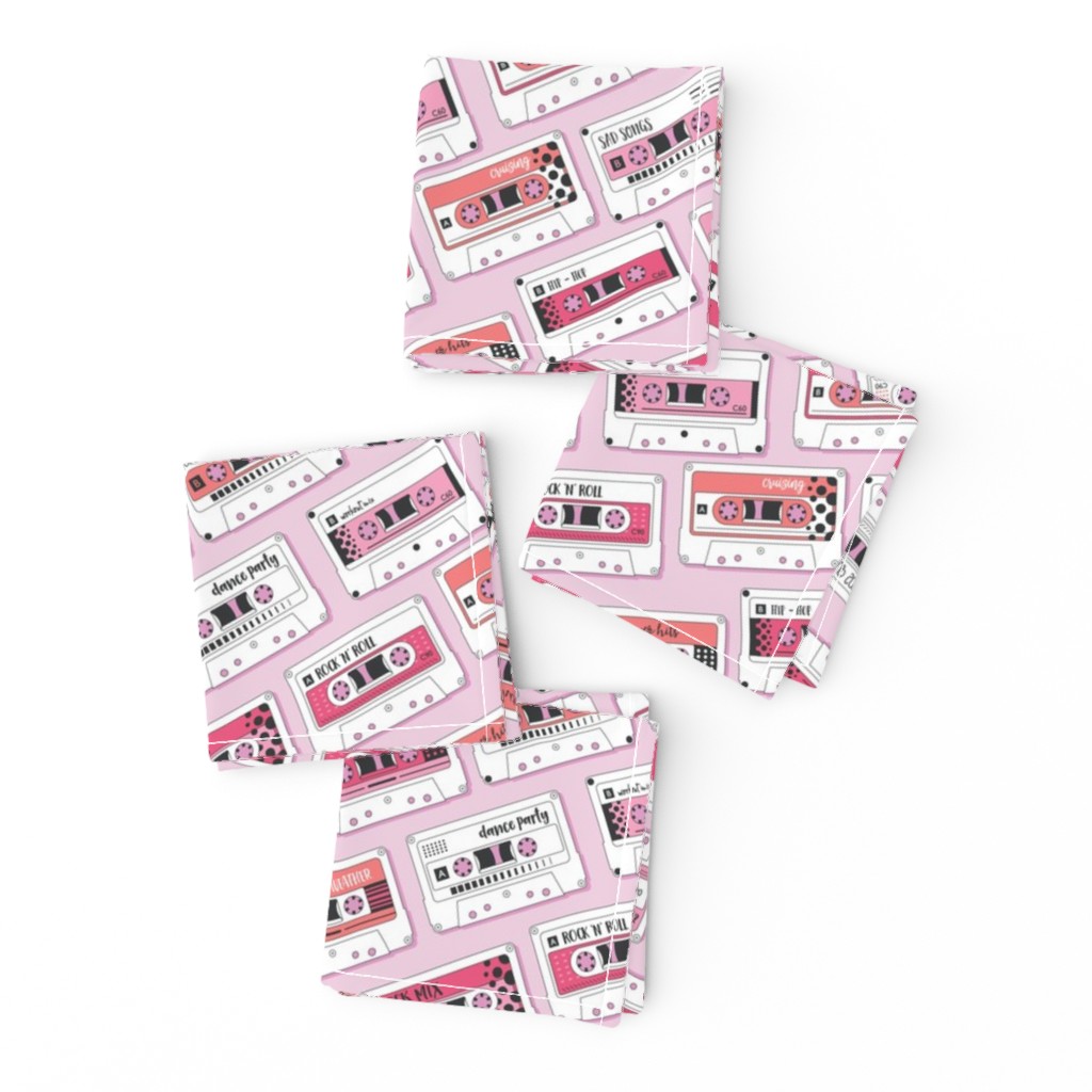 Cassette Tapes Pink