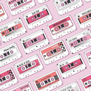 Cassette Tapes Pink