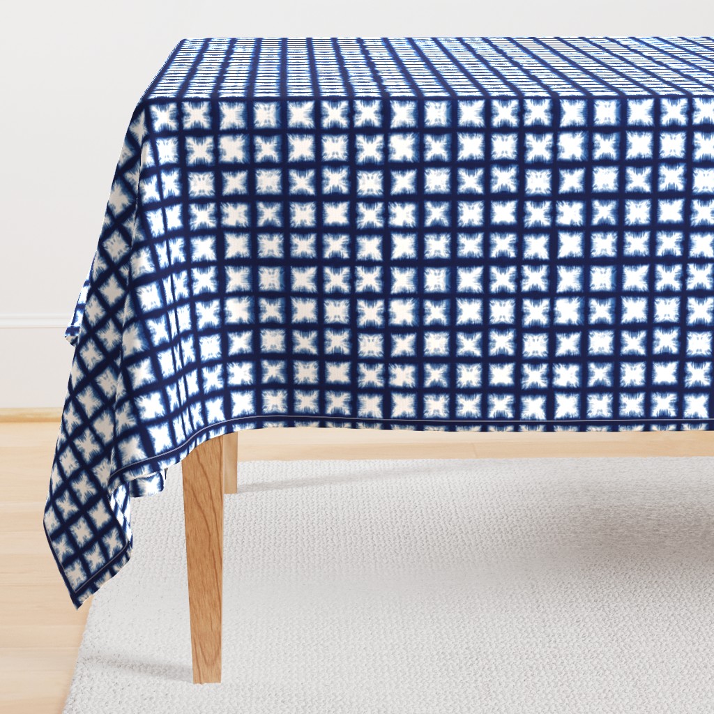 Shibori Granny Squares - Indigo on White - © Autumn Musick 2019