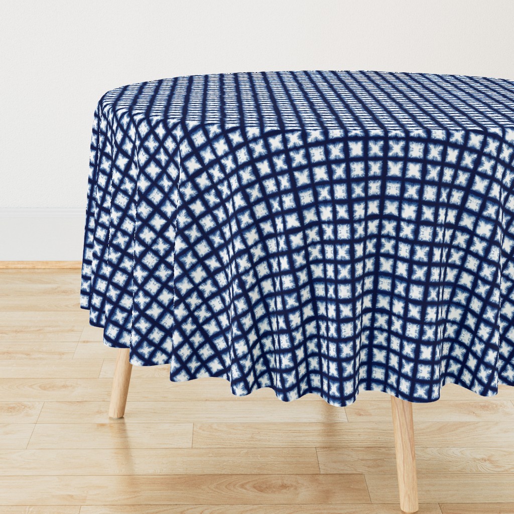 Shibori Granny Squares - Indigo on White - © Autumn Musick 2019