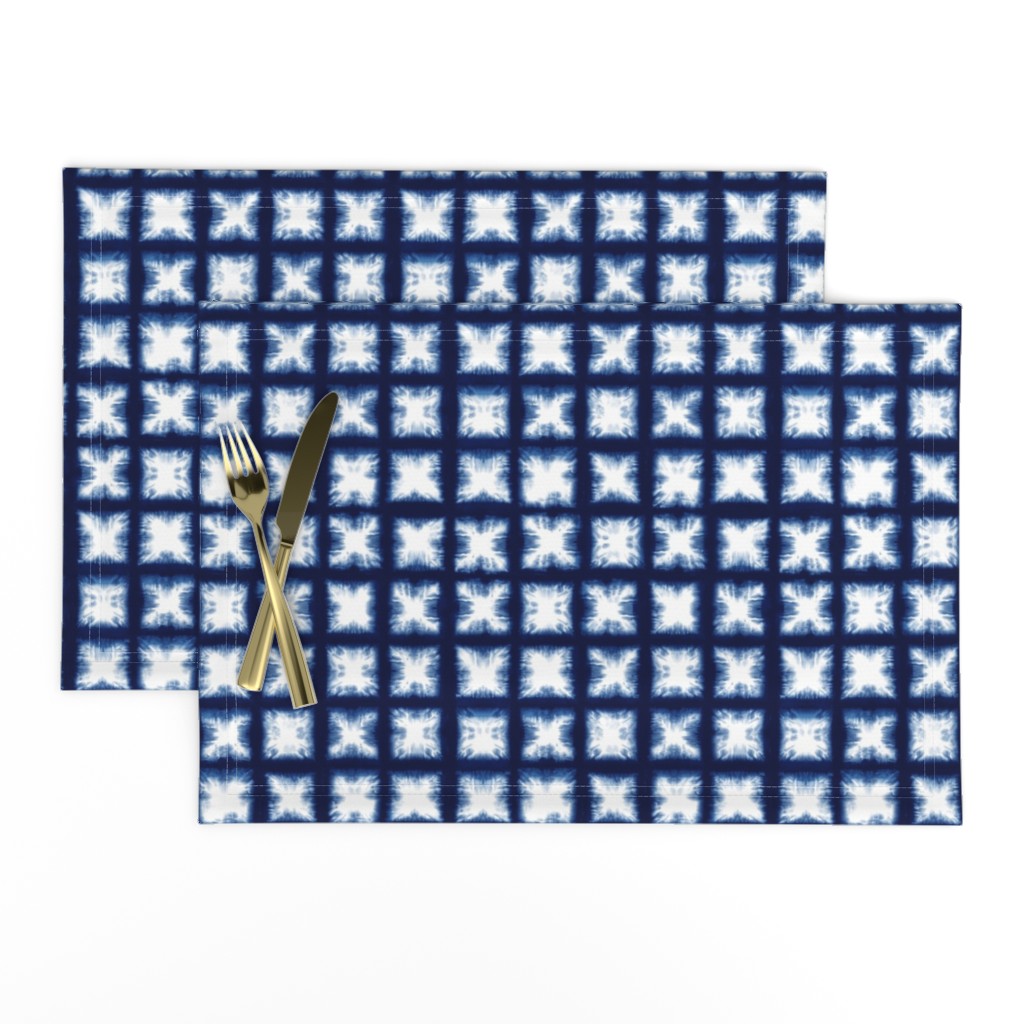 Shibori Granny Squares - Indigo on White - © Autumn Musick 2019