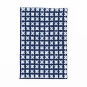 Shibori Granny Squares - Indigo on White - © Autumn Musick 2019