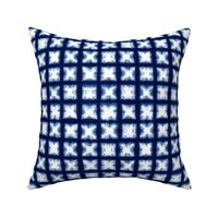 Shibori Granny Squares - Indigo on White - © Autumn Musick 2019