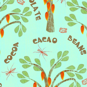 Cacao - with midges and ka-kaw - bluer