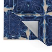 Shibori Tiles ~ Quilted (original worn version)