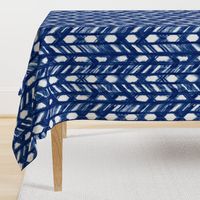 Shibori Lattice - Indigo on White - © Autumn Musick 2019