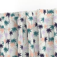 Tropical palms - baby cloth