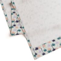 Tropical palms - baby cloth
