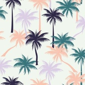 Tropical palms - baby cloth