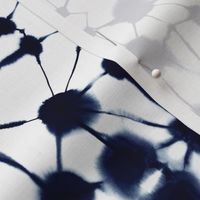 watercolor shibori dark blue