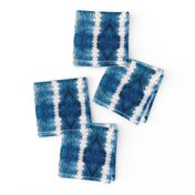 Shibori Stripe - 12" large - ocean blue