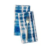 Shibori Stripe - 12" large - ocean blue