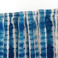 Shibori Stripe - 12" large - ocean blue